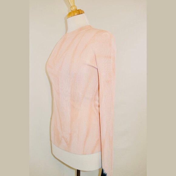 Proenza Schouler Pink Dip Tie Dye Long Sleeve Top - Size M - Picture 2 of 14